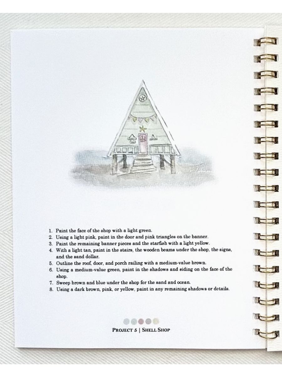 By the Sea Watercolor Workbook - by Paint & Pigment Studios®