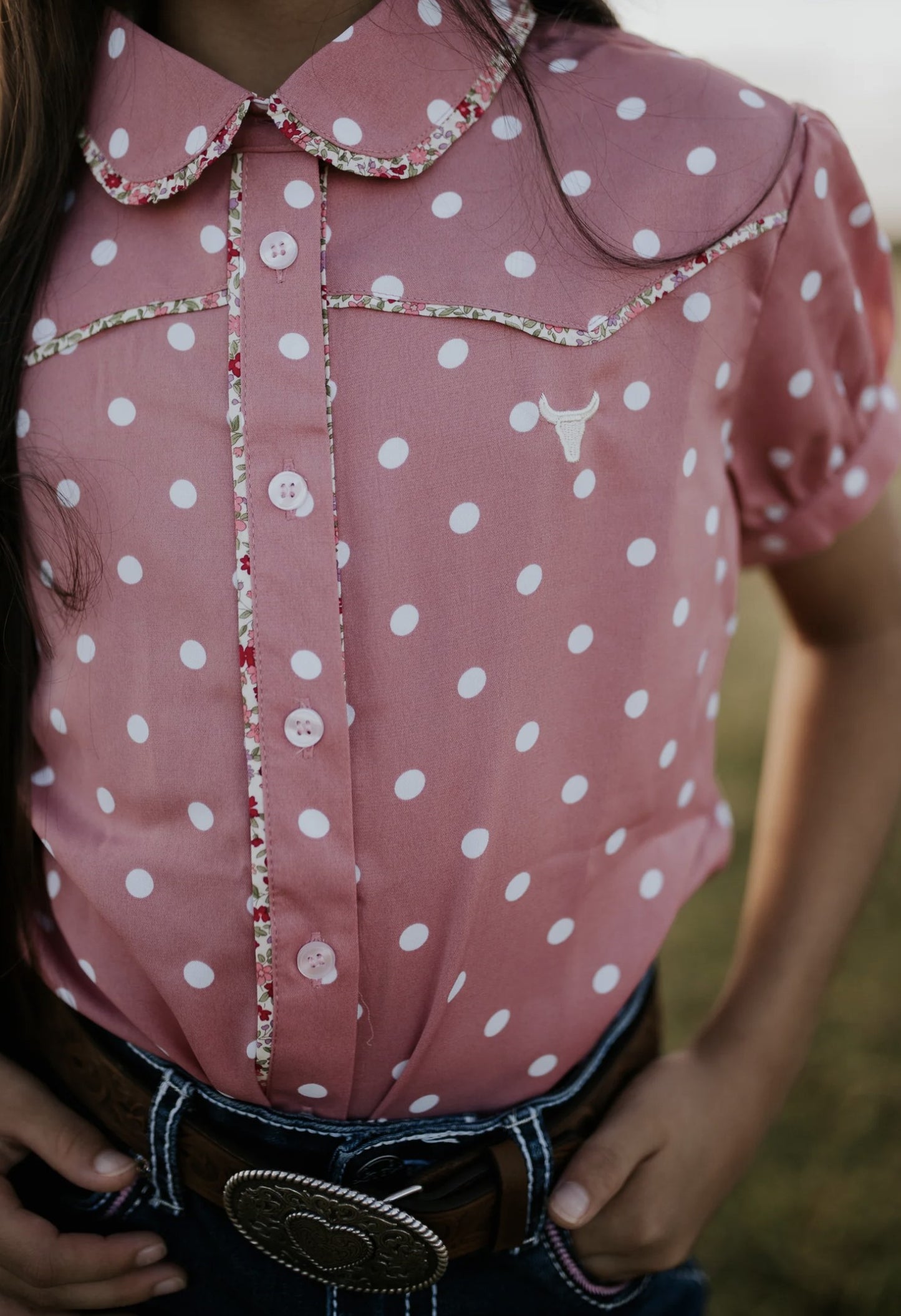 CT - Spotty Vintage Short Sleeve Shirt - Baby & Toddler
