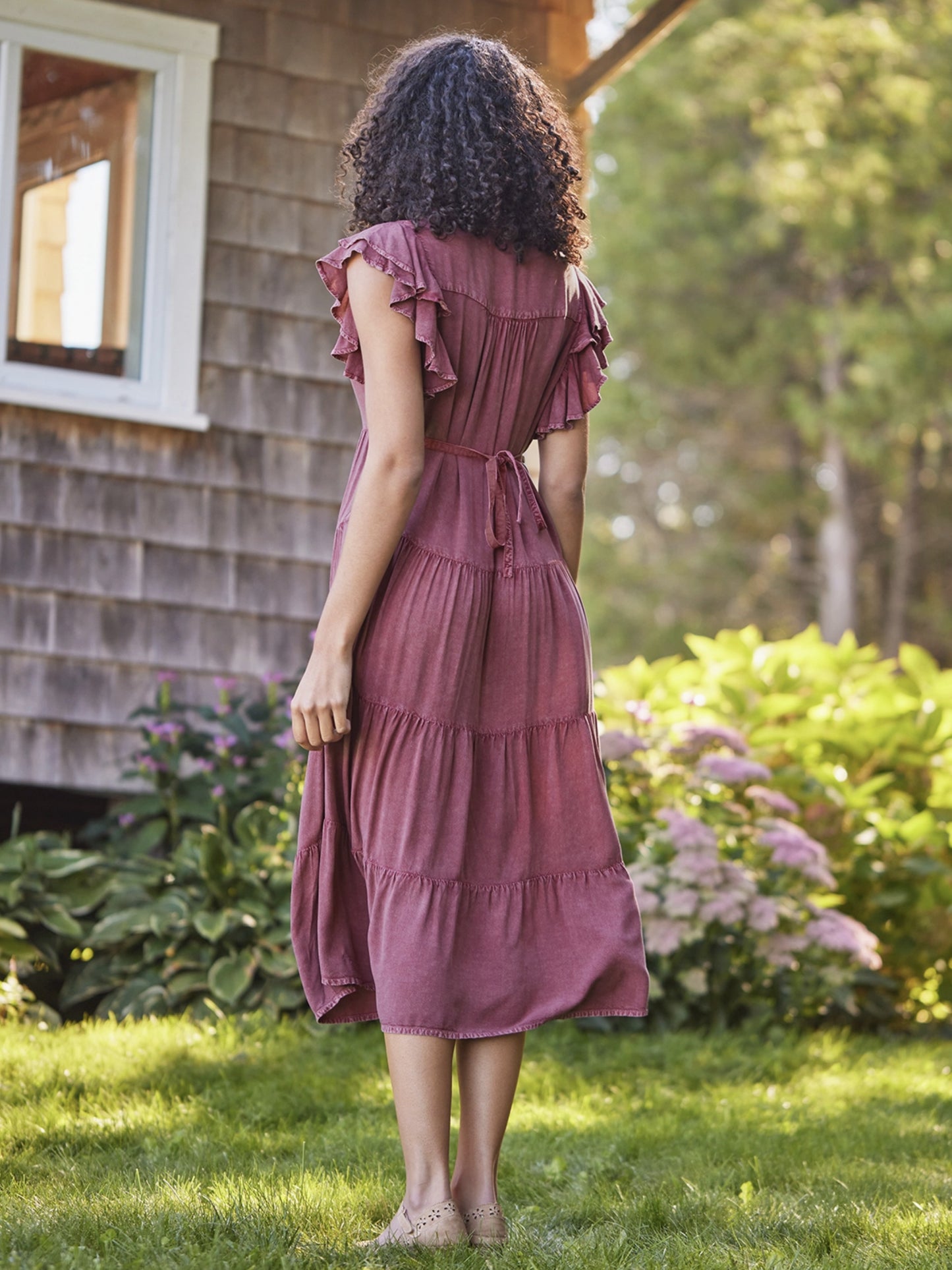 Cecilia Dress - Sunwashed Plum - by April Cornell Apparel®