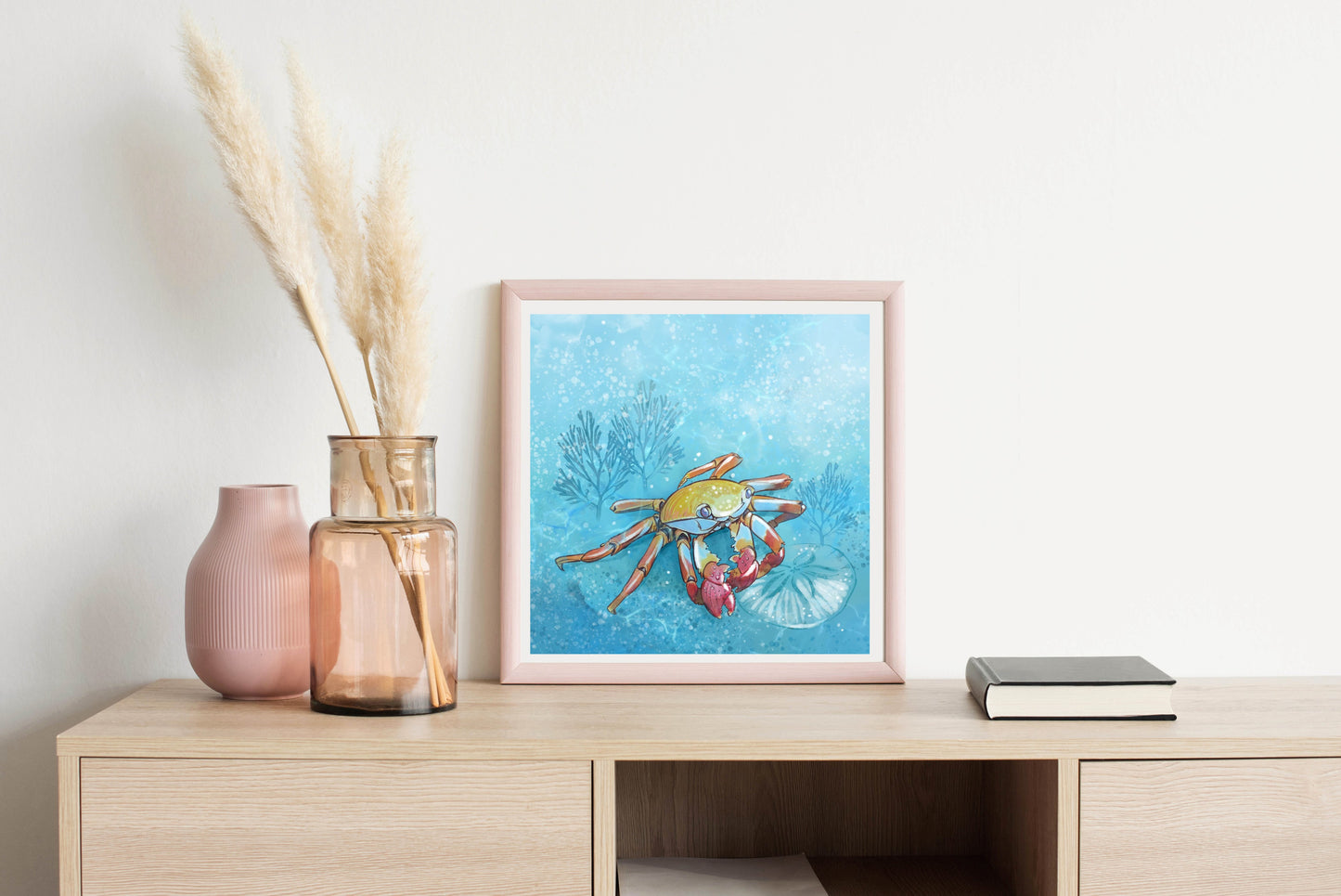 Coastal Crab - Illustrated Print by Thomas Little