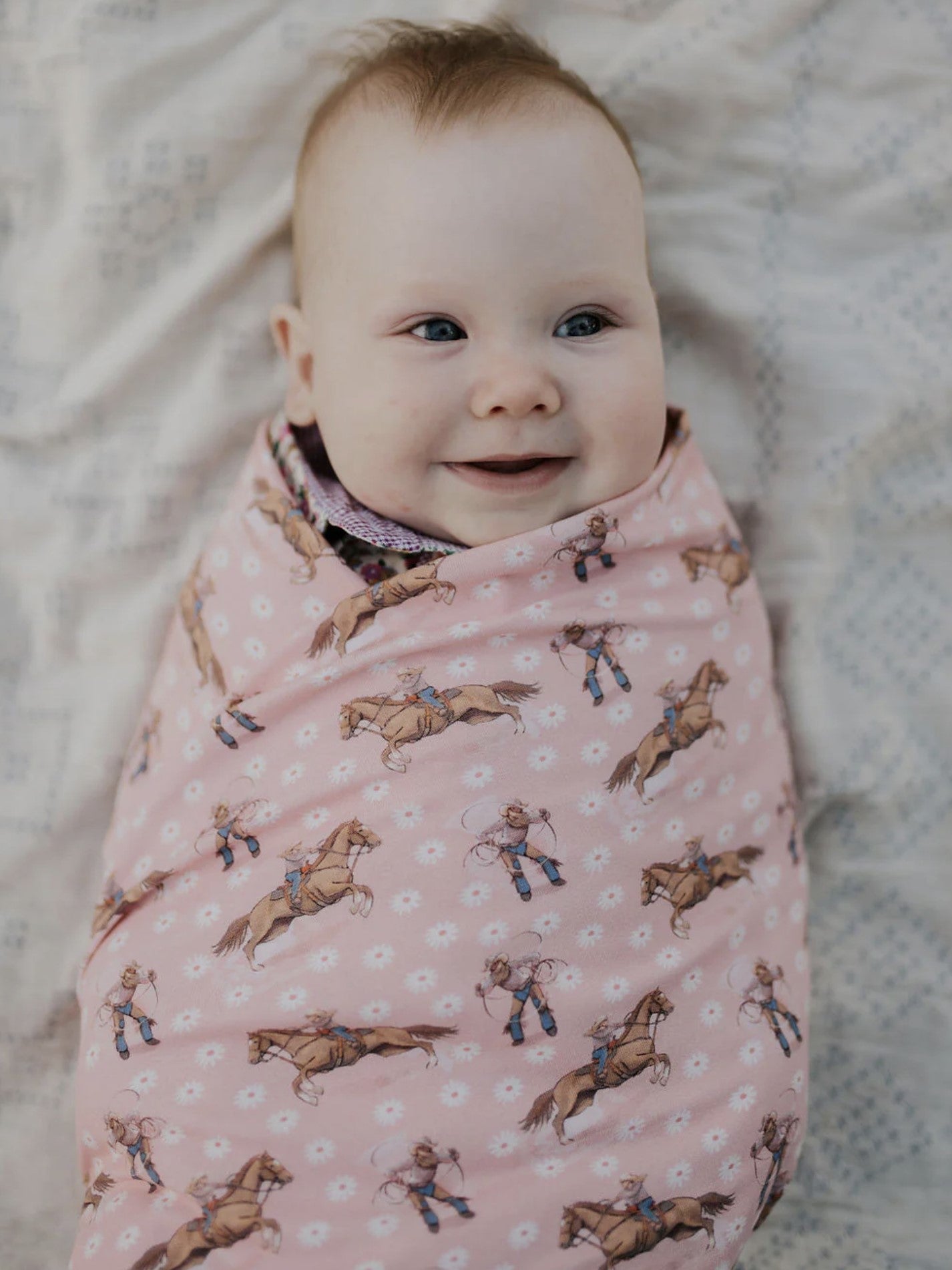 Cowgirl Heart New Feel Jersey Cotton Swaddle