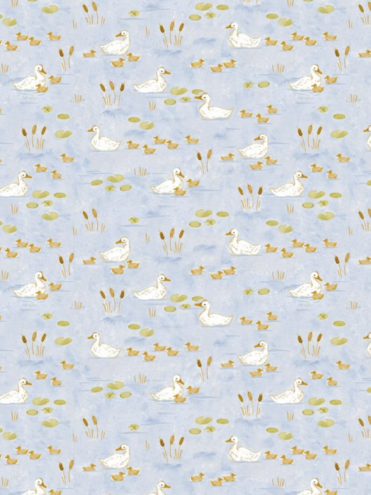Duck Pond - Clara Jean Design DCJ2387 - Fabric By The Yard - 100% Cotton