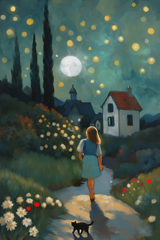 Enchanted Evening - Illustrated Print by Thomas Little