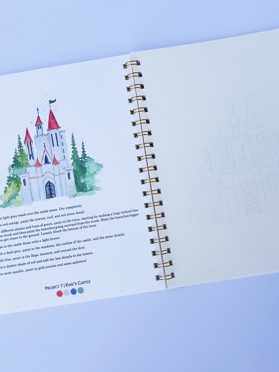 Fairytale Watercolor Workbook - by Paint & Pigment Studios®