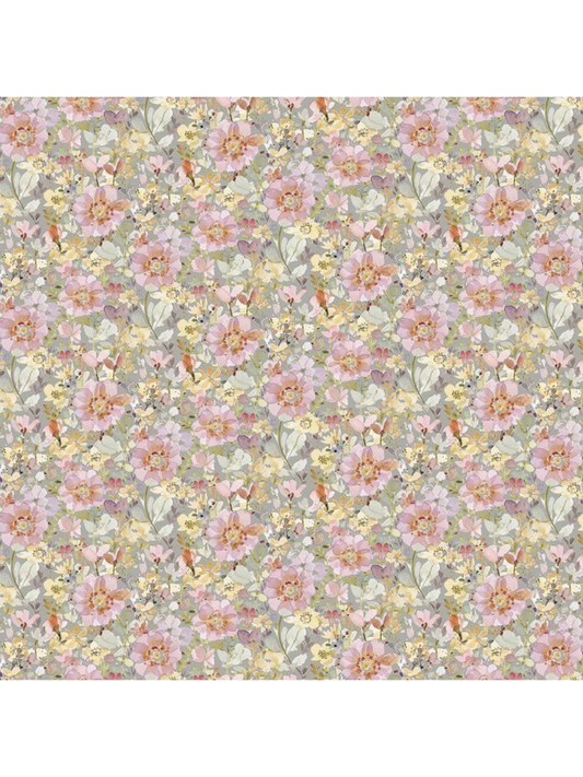 Garden Melody - Clara Jean Design DCJ3465 - Fabric By The Yard - 100% Cotton