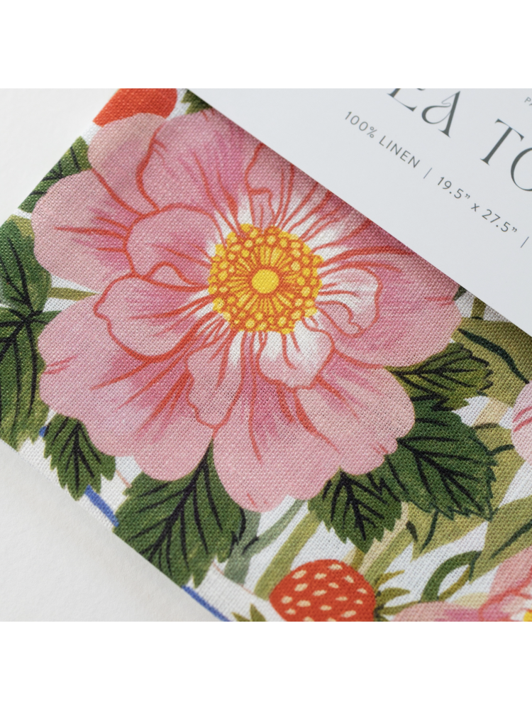 Garden Vase - 100% Linen Tea Towel - by Botanica Paper Co.®