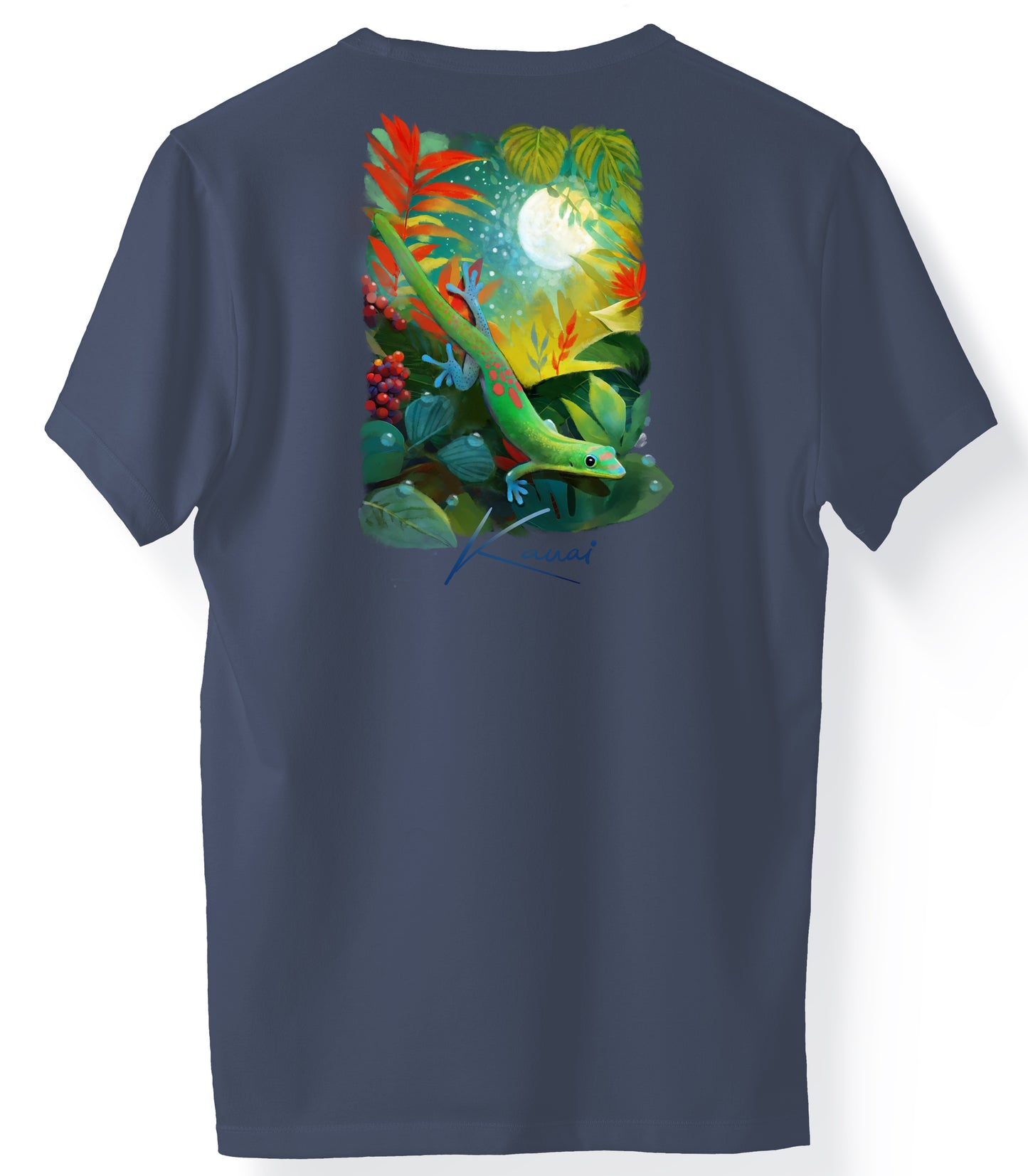 Kauai Gold Dust Gecko - T-Shirts