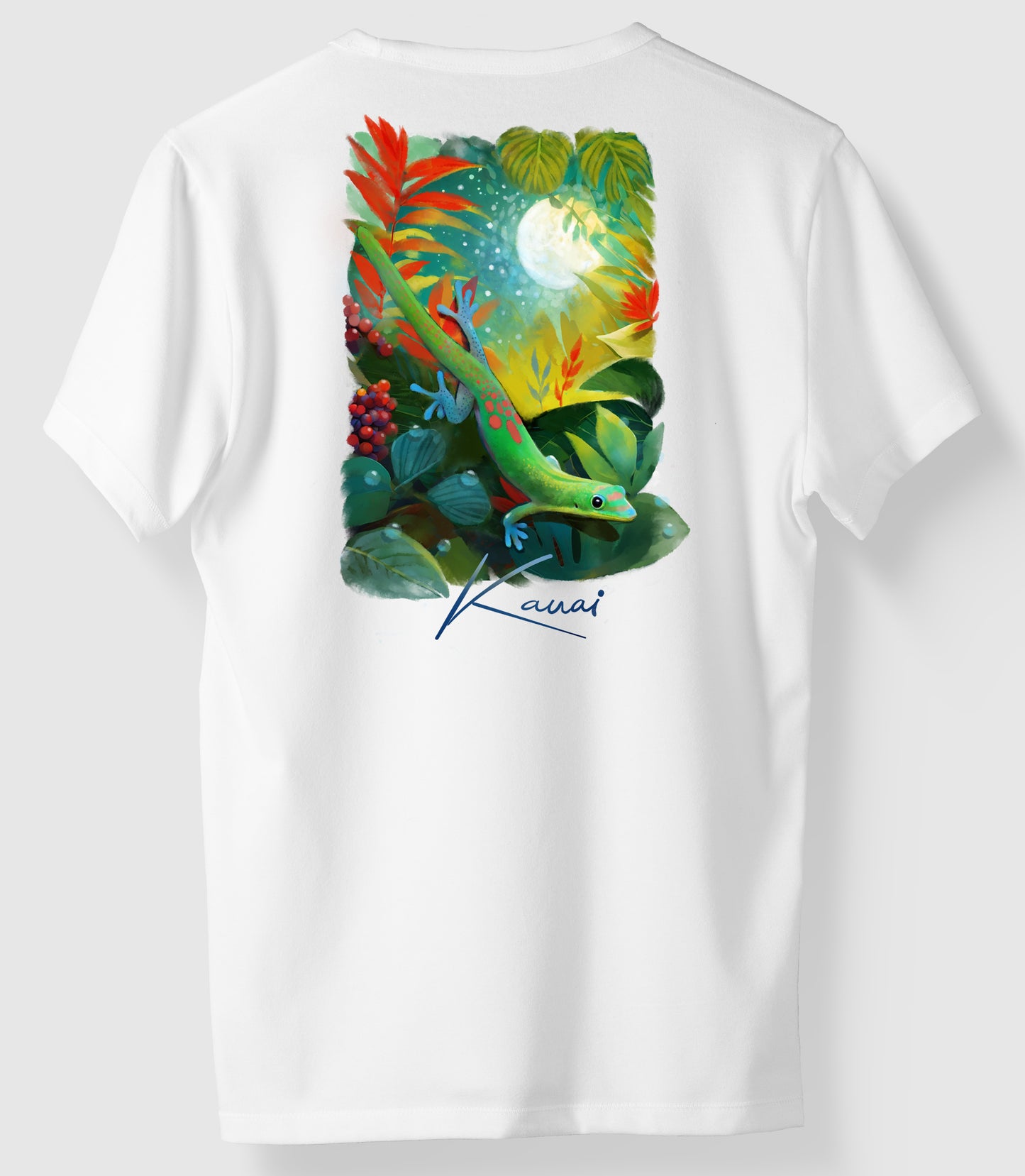 Kauai Gold Dust Gecko - T-Shirts