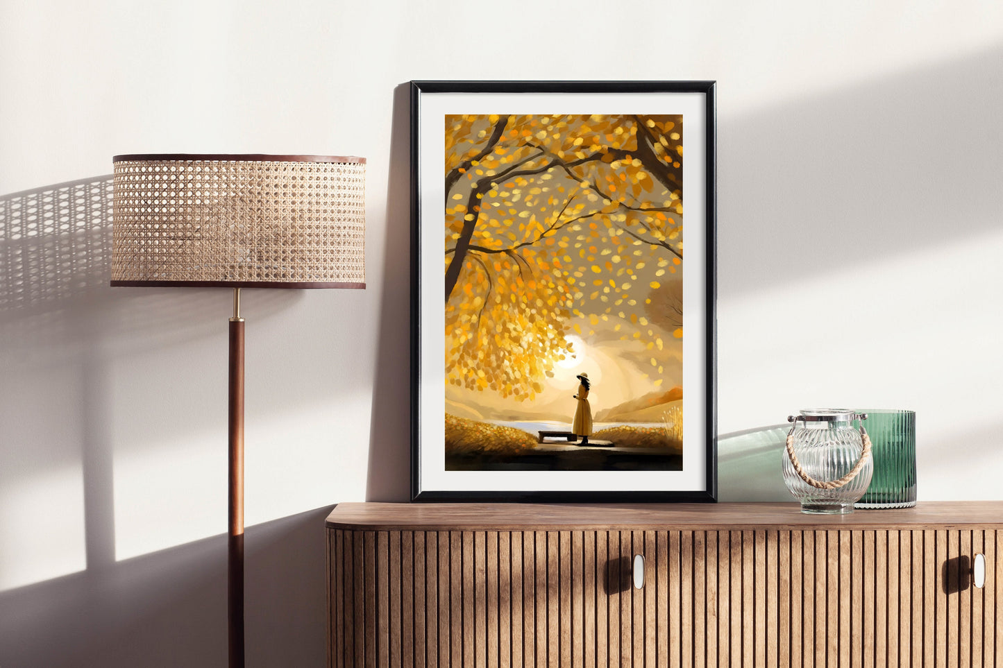 Golden Moments - Illustrated Print by Thomas Little