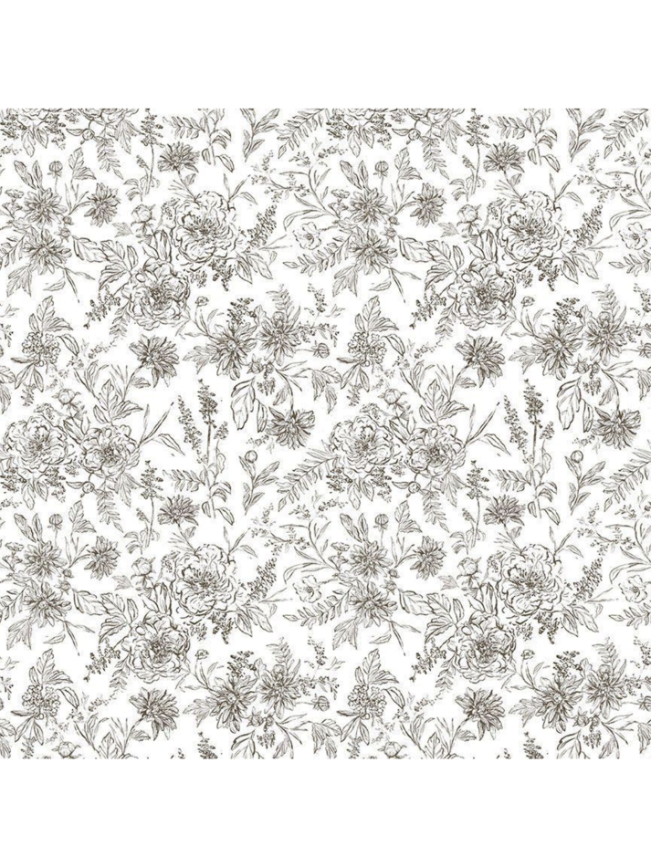 Graceful Blossoms - Clara Jean Design DCJ3466 - Fabric By The Yard - 100% Cotton