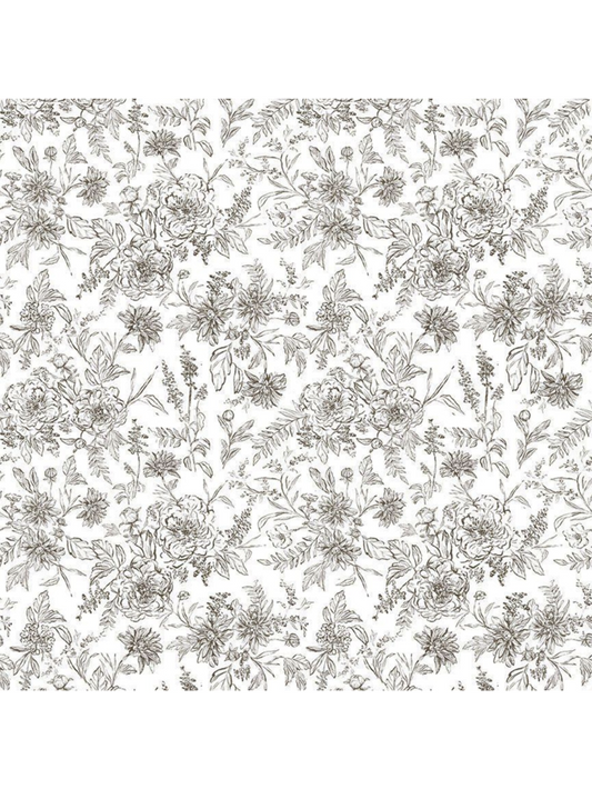 Graceful Blossoms - Clara Jean Design DCJ3466 - Fabric By The Yard - 100% Cotton