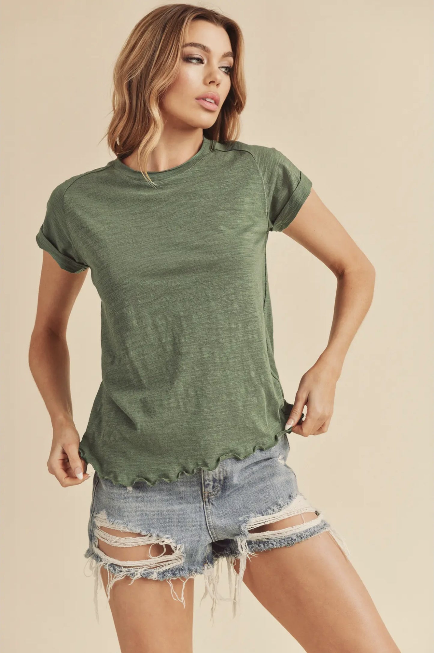 Gwen Tee (Green color) - by AEMI+CO®