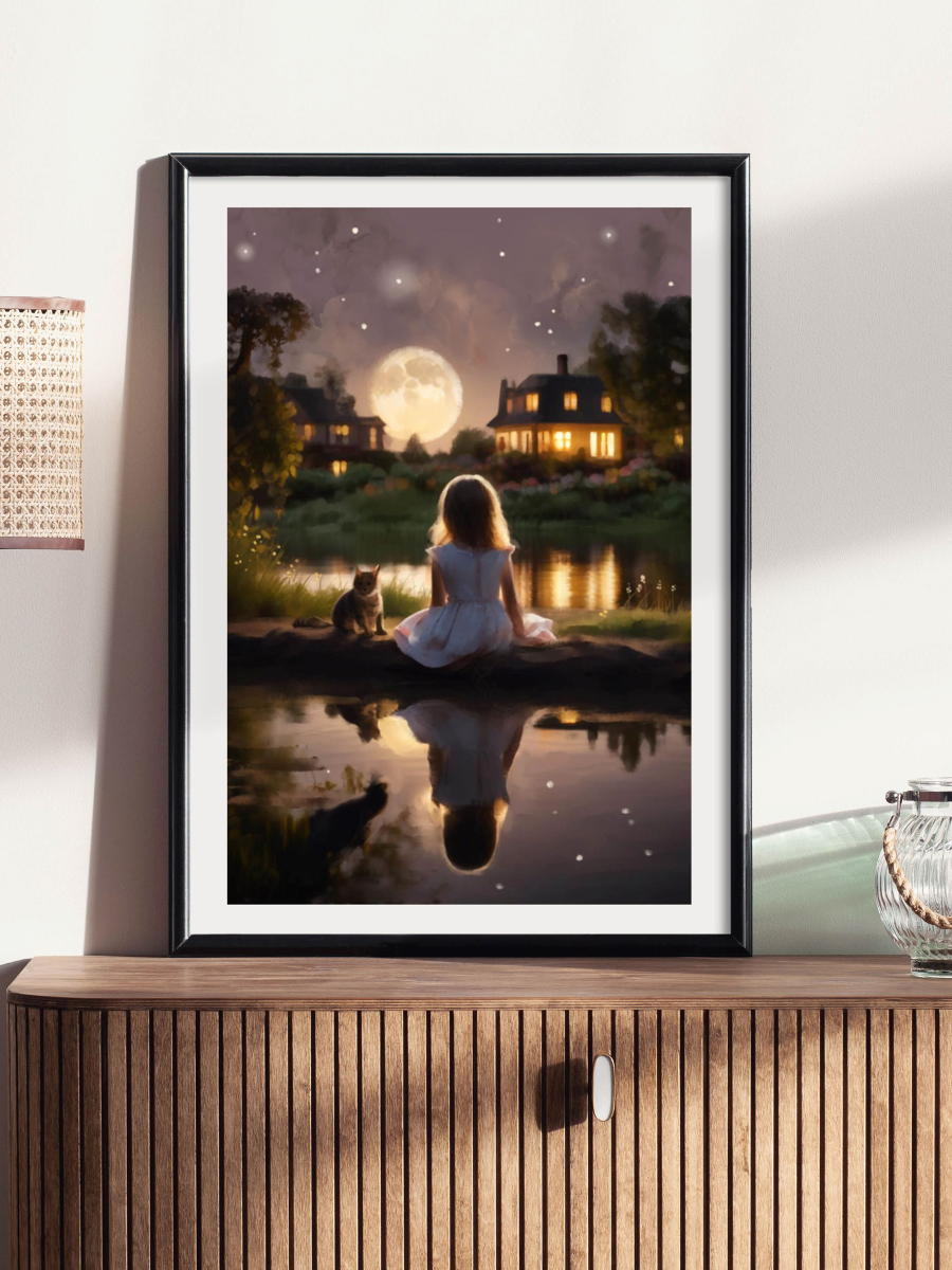 Harmony of Shadows - Illustrated Print by Thomas Little