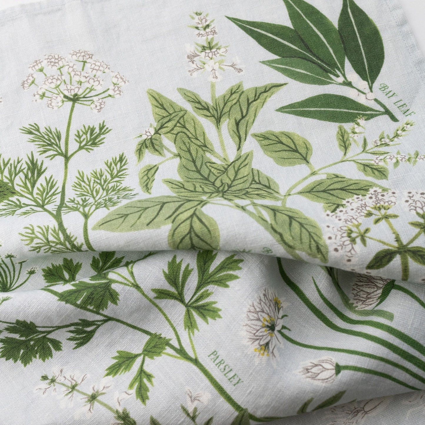 Herb Garden - 100% Linen Tea Towel - by Botanica Paper Co.