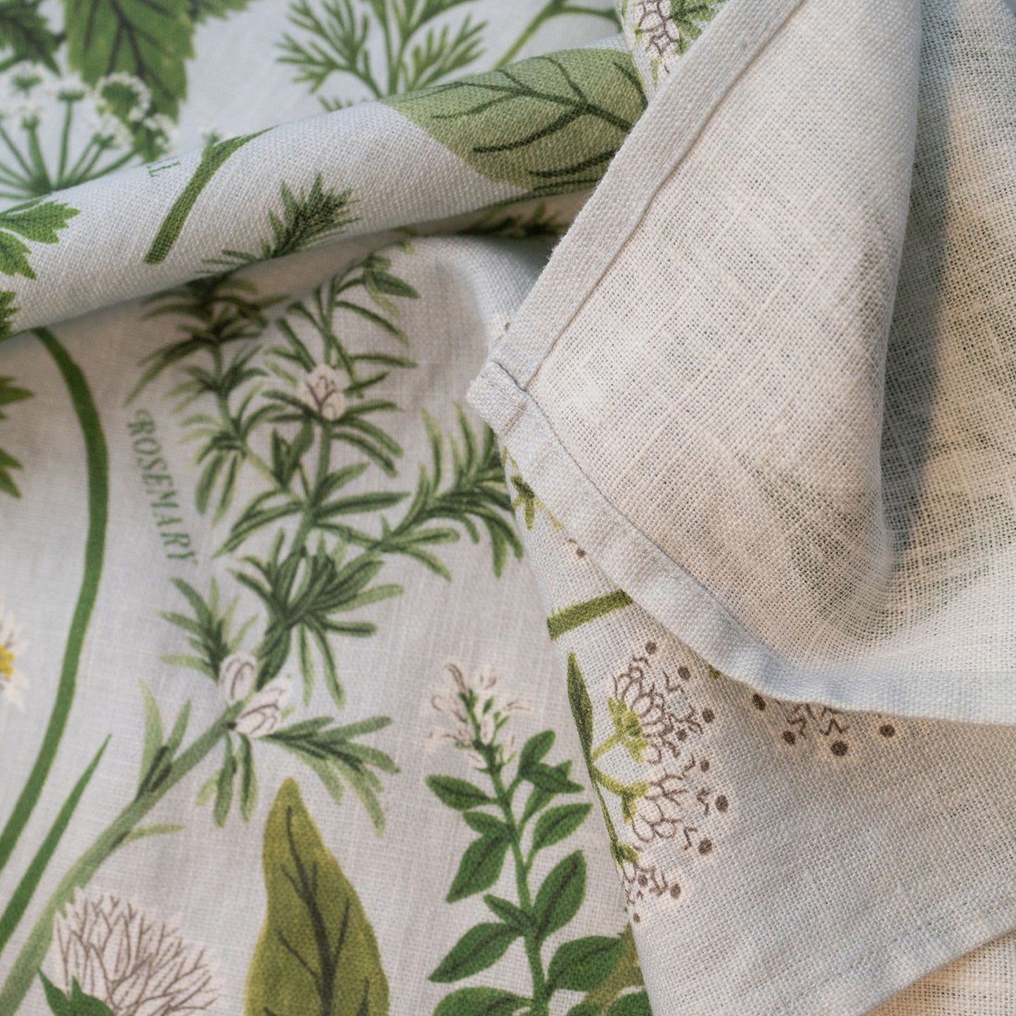 Herb Garden - 100% Linen Tea Towel - by Botanica Paper Co.