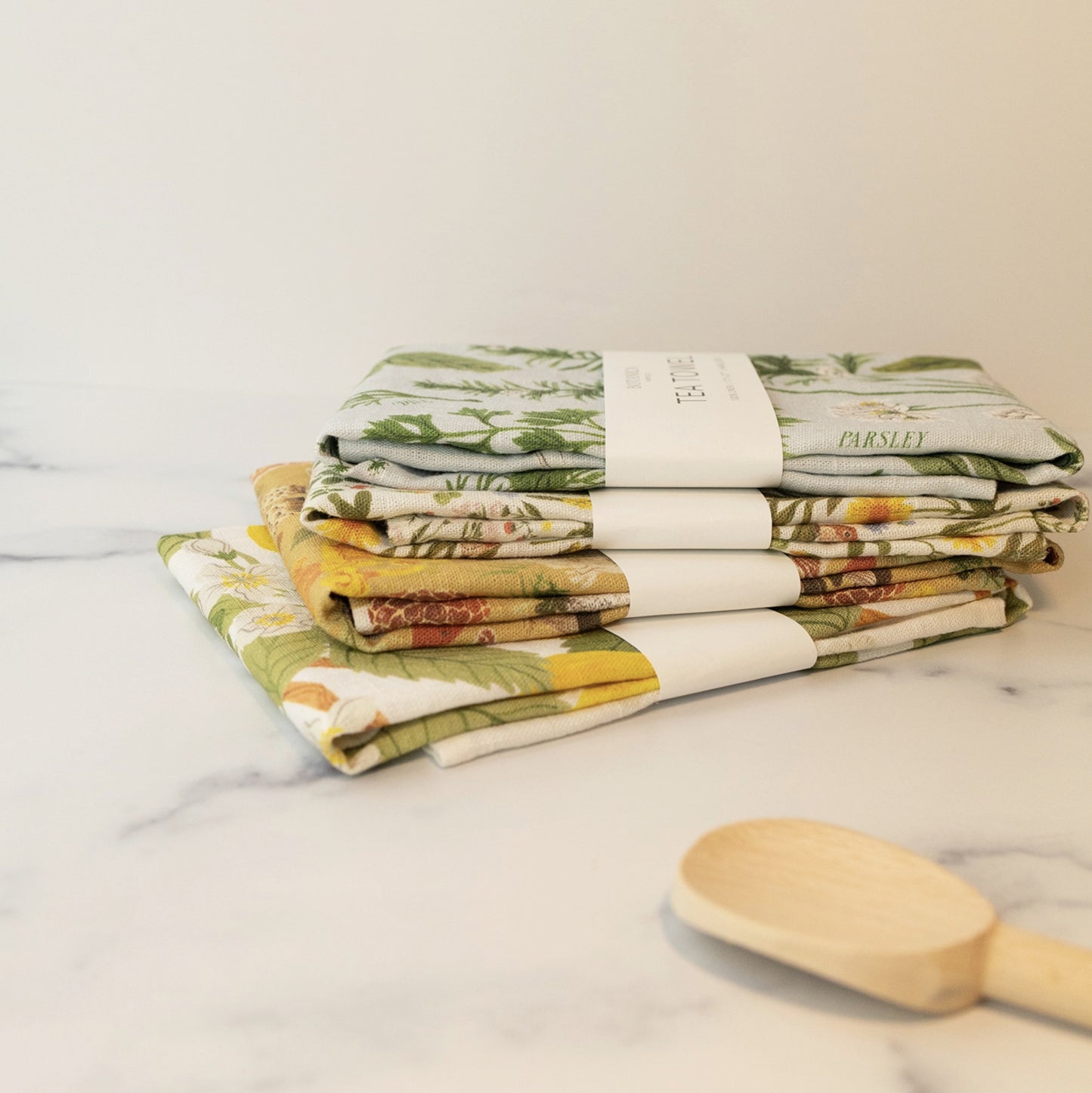 Herb Garden - 100% Linen Tea Towel - by Botanica Paper Co.
