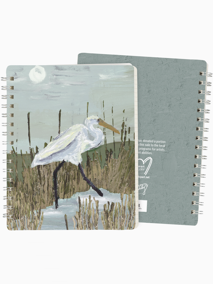 Heron Spiral Notebook - by Primitives by Kathy®