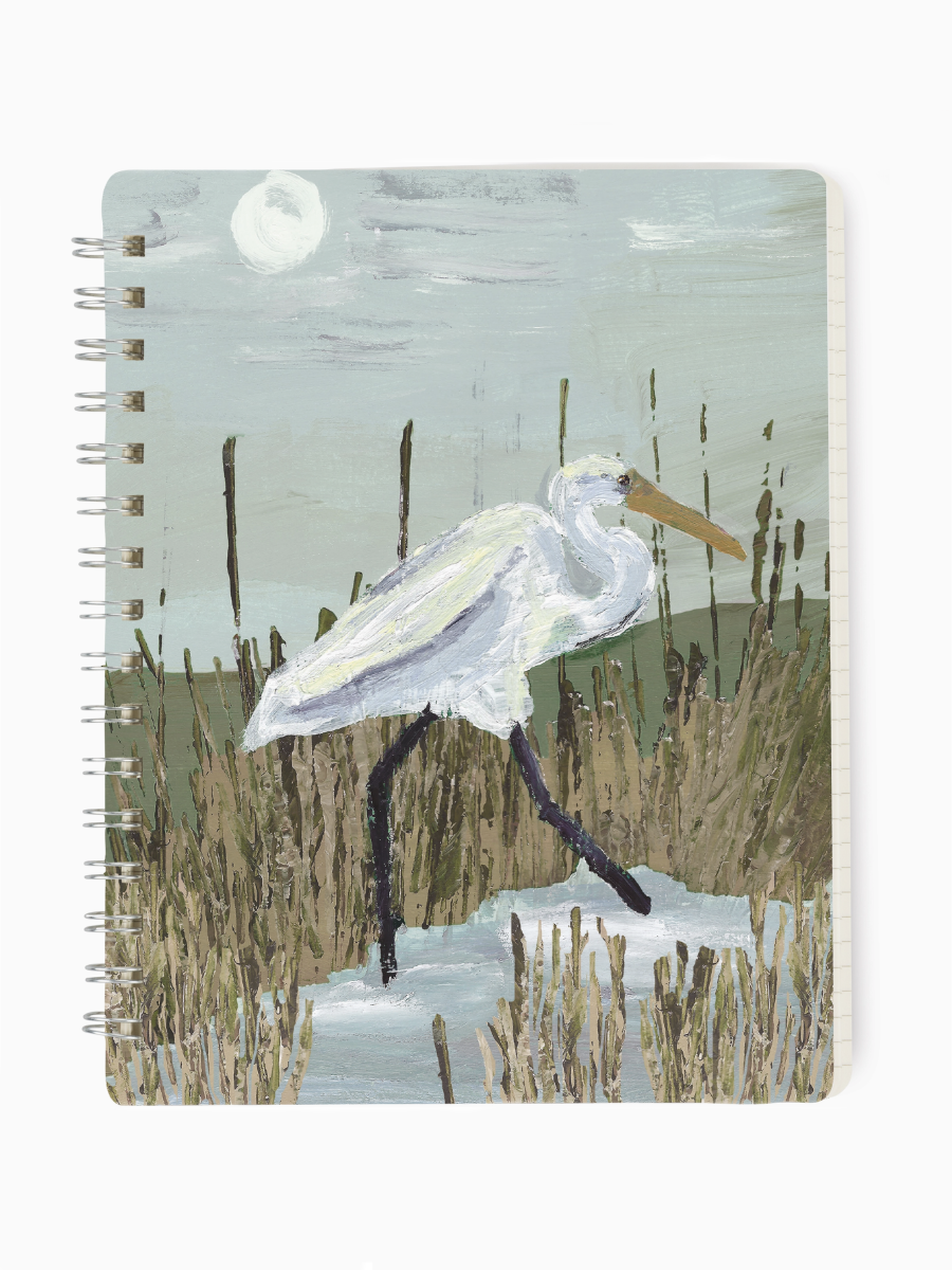 Heron Spiral Notebook - by Primitives by Kathy®