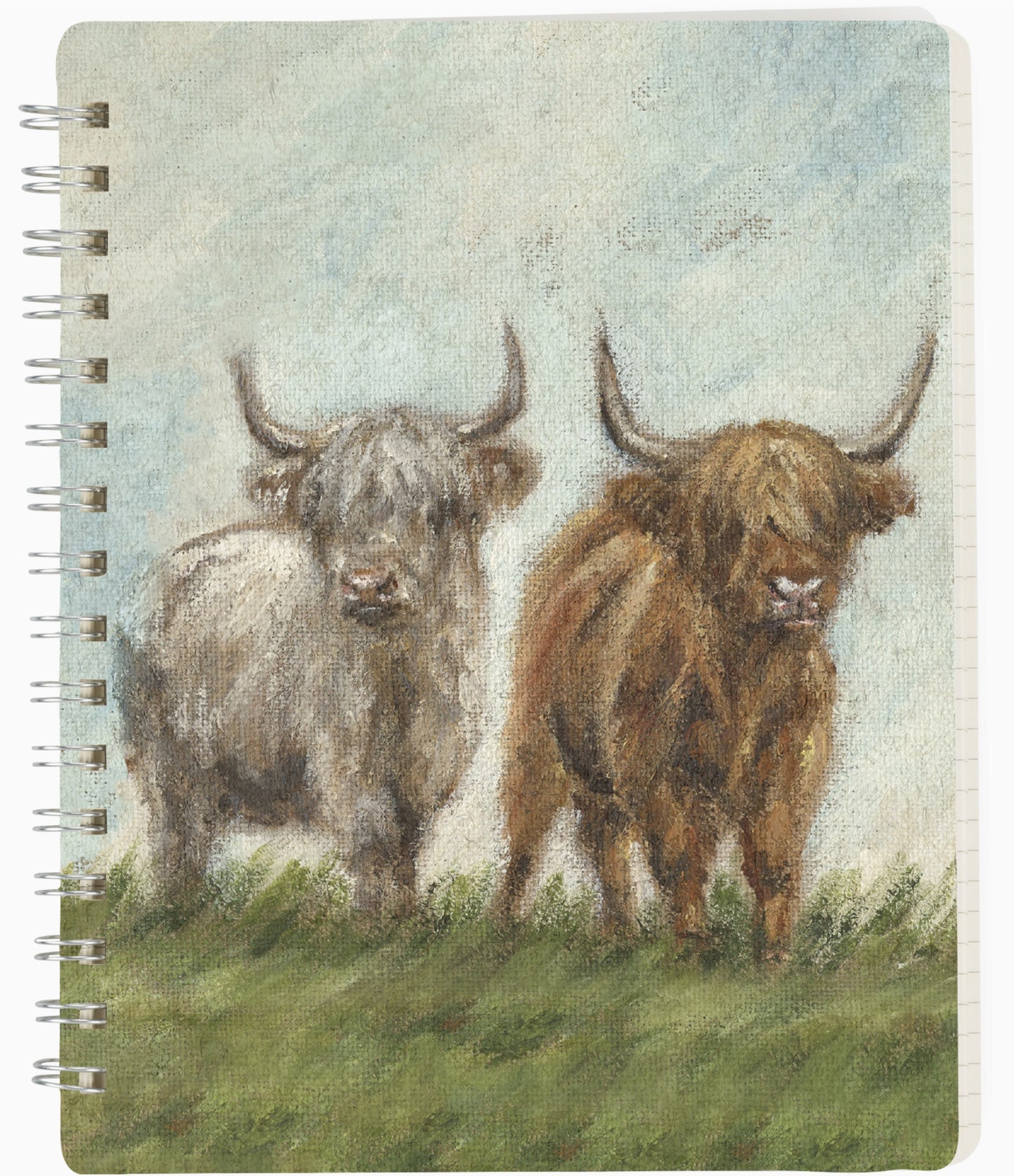 Highland Cows Spiral Notebook - by Primitives by Kathy®