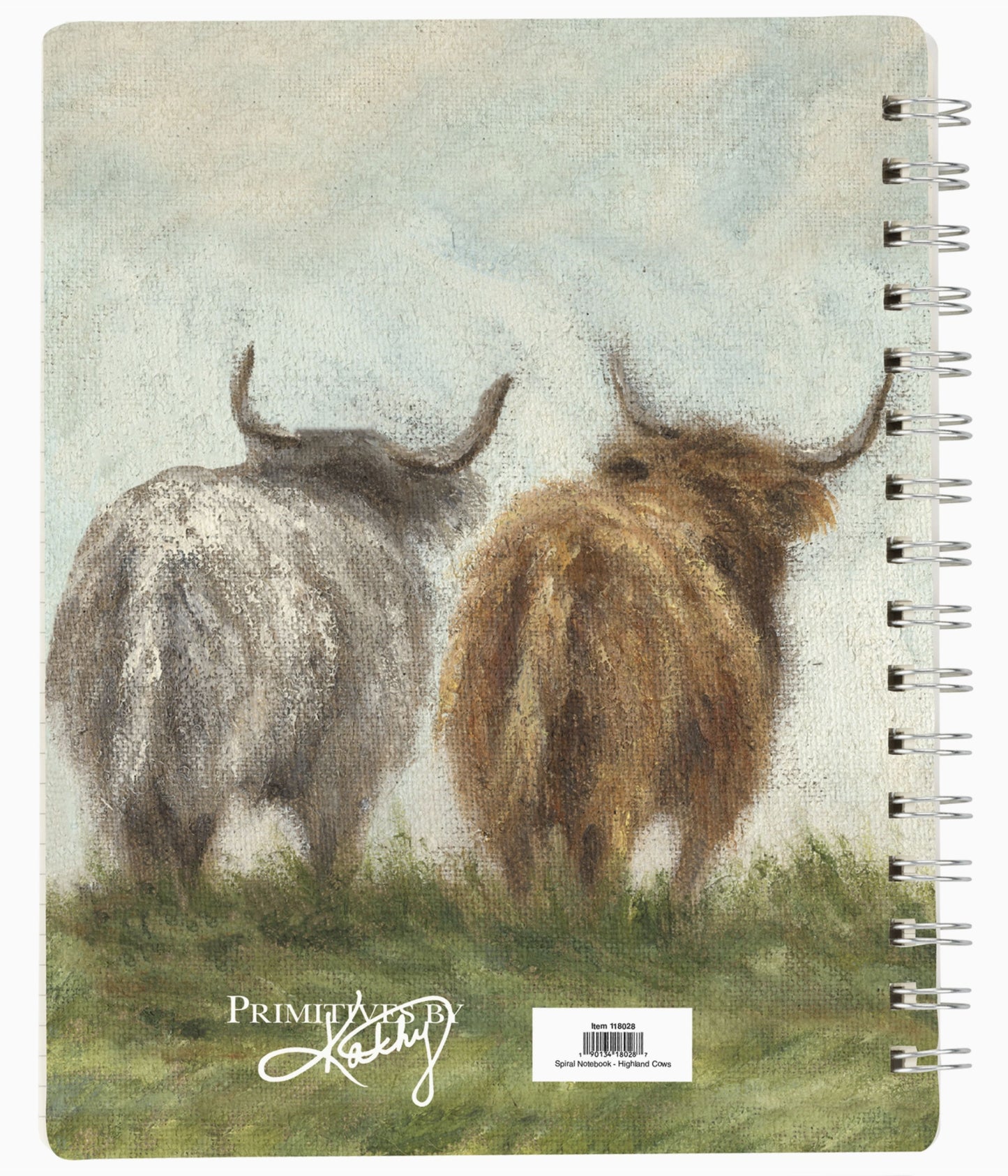Highland Cows Spiral Notebook - by Primitives by Kathy®