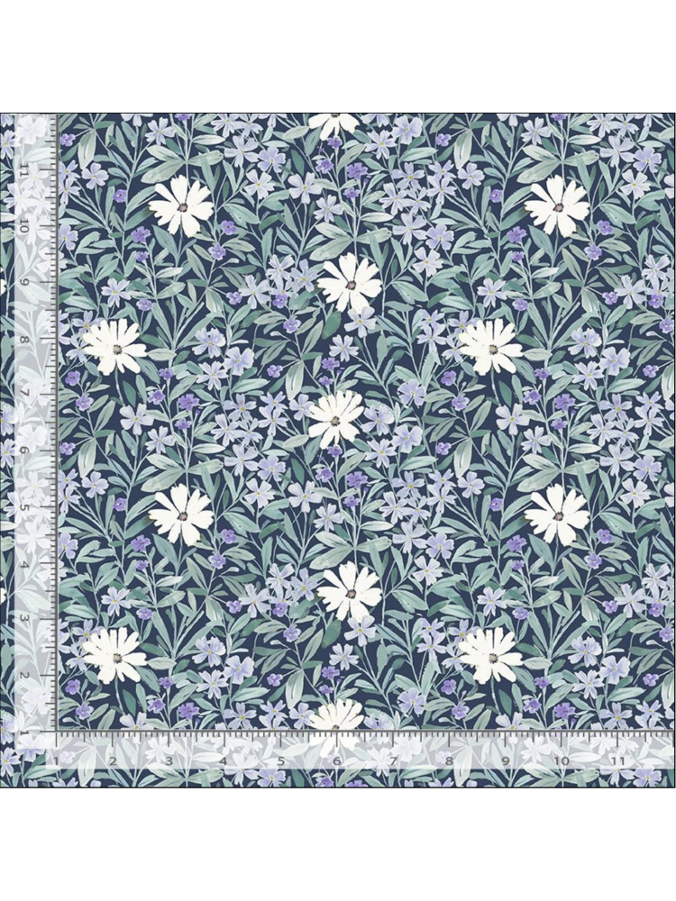 Hiking Flowers - Clara Jean Design DCJ3491 - Fabric By The Yard - 100% Cotton