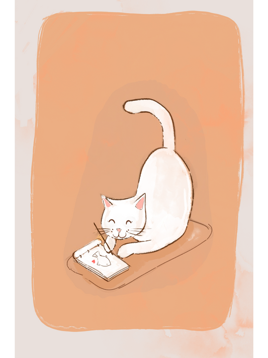 If Wishes Were Fishes - Illustrated Print by Thomas Little