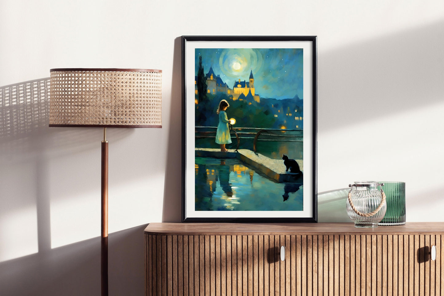 In a World of Wonder - Illustrated Print by Thomas Little