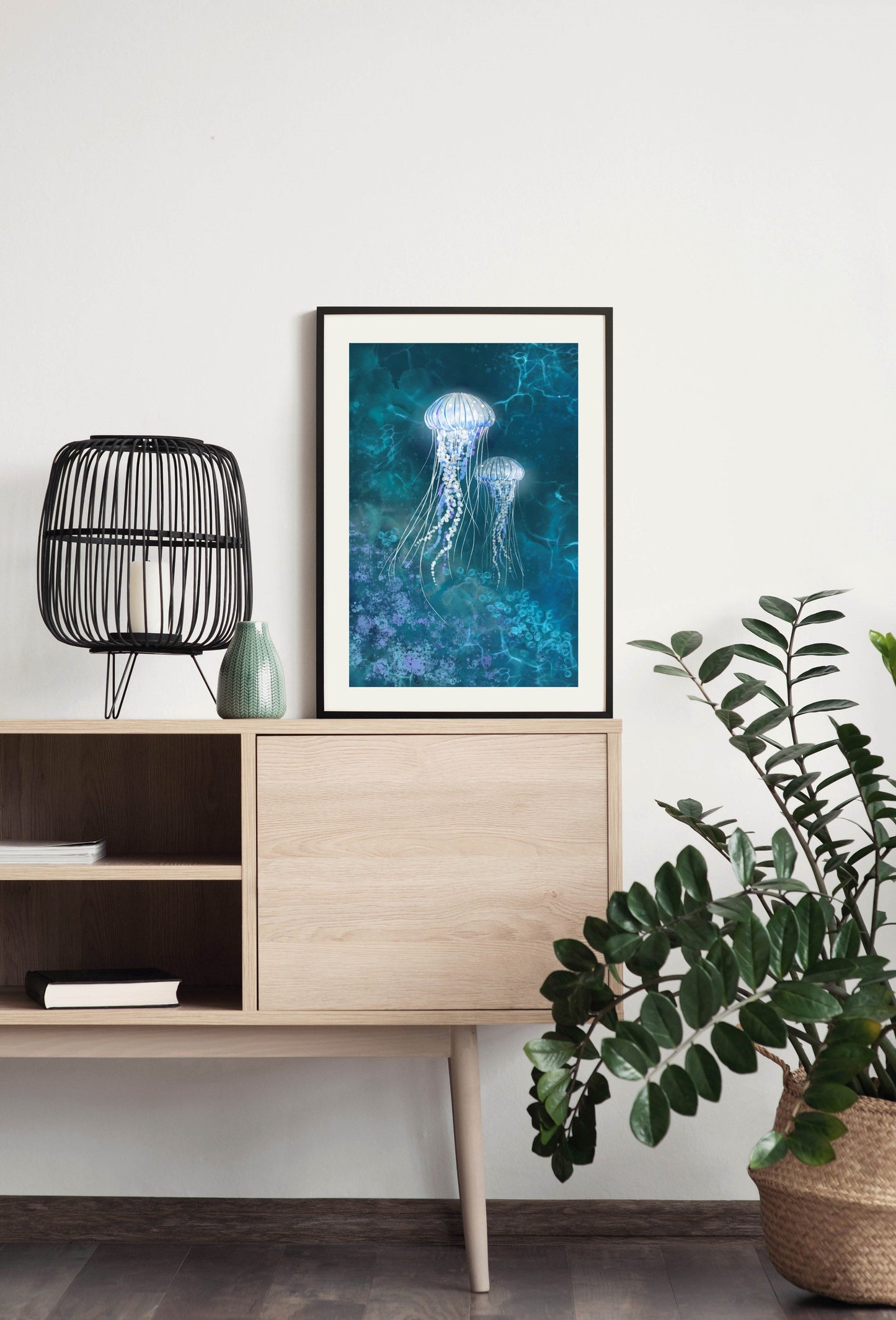 Jellies of the Sea - Illustrated Print by Thomas Little