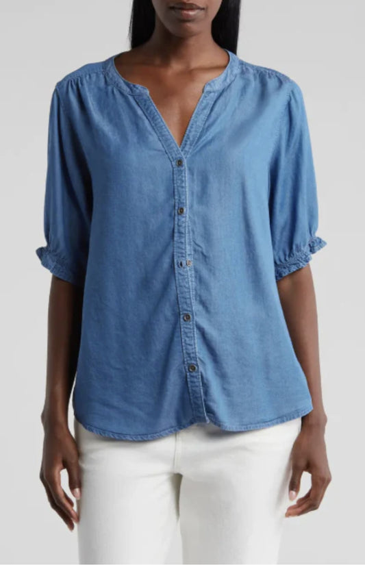 Jolyn Denim Shirt - by beachlunchlounge®
