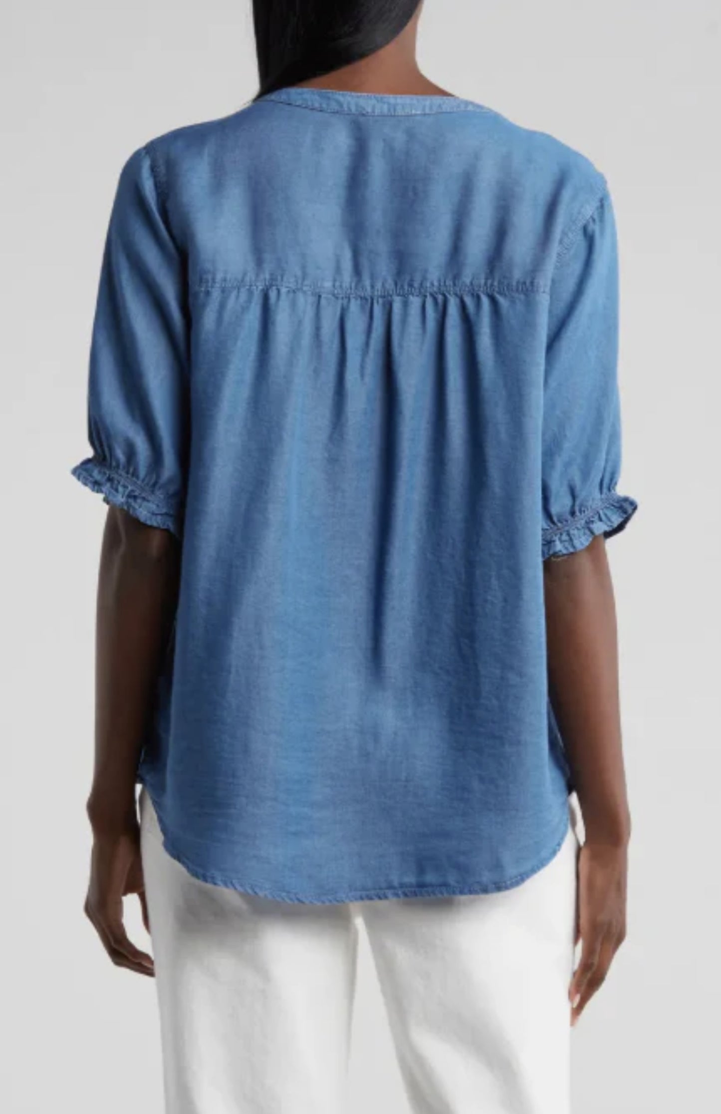 Jolyn Denim Shirt - by beachlunchlounge®