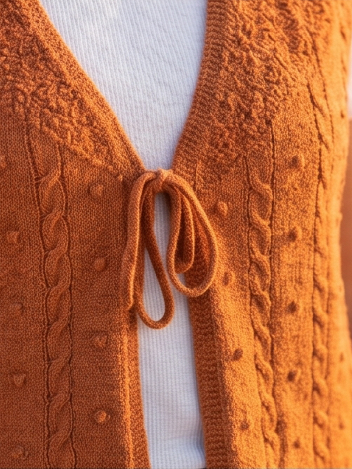Knitted Tank Vest -  by Miss Sparkling®