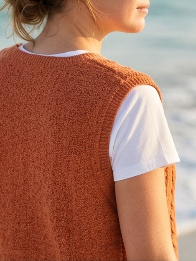 Knitted Tank Vest -  by Miss Sparkling®