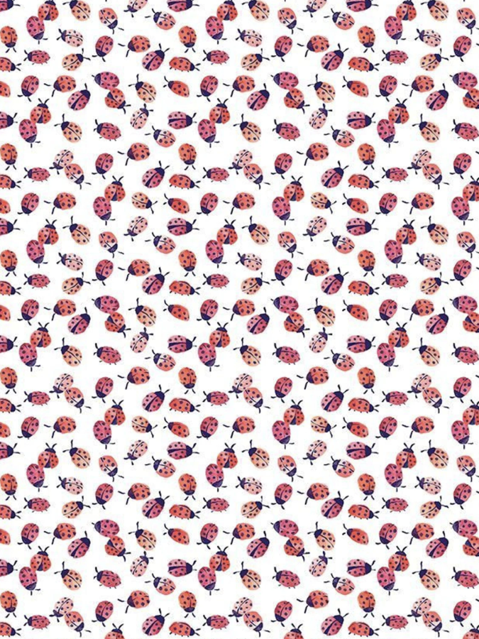 Lady Bugging - Clara Jean Design DCJ2768 - Fabric By The Yard - 100% Cotton