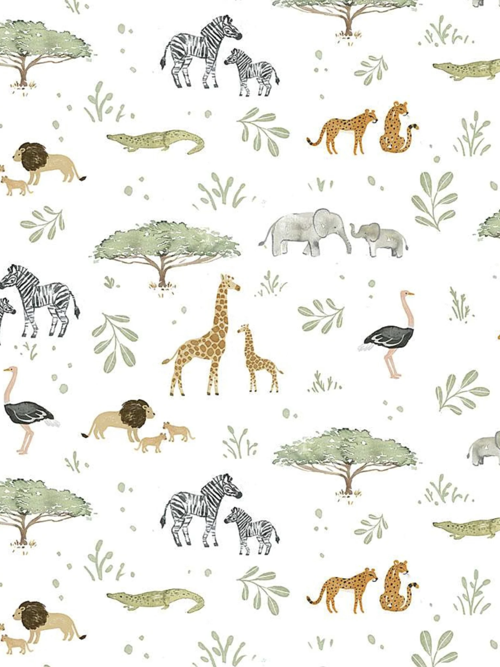 Let's Get Wild - Clara Jean Design DCJ2147 - Fabric By The Yard - 100% Cotton