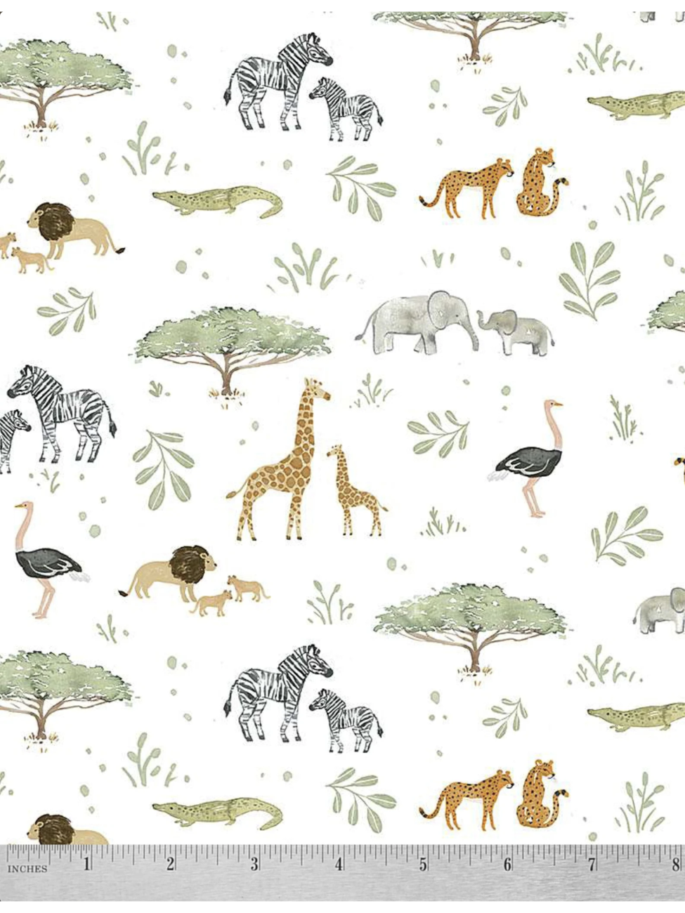 Let's Get Wild - Clara Jean Design DCJ2147 - Fabric By The Yard - 100% Cotton