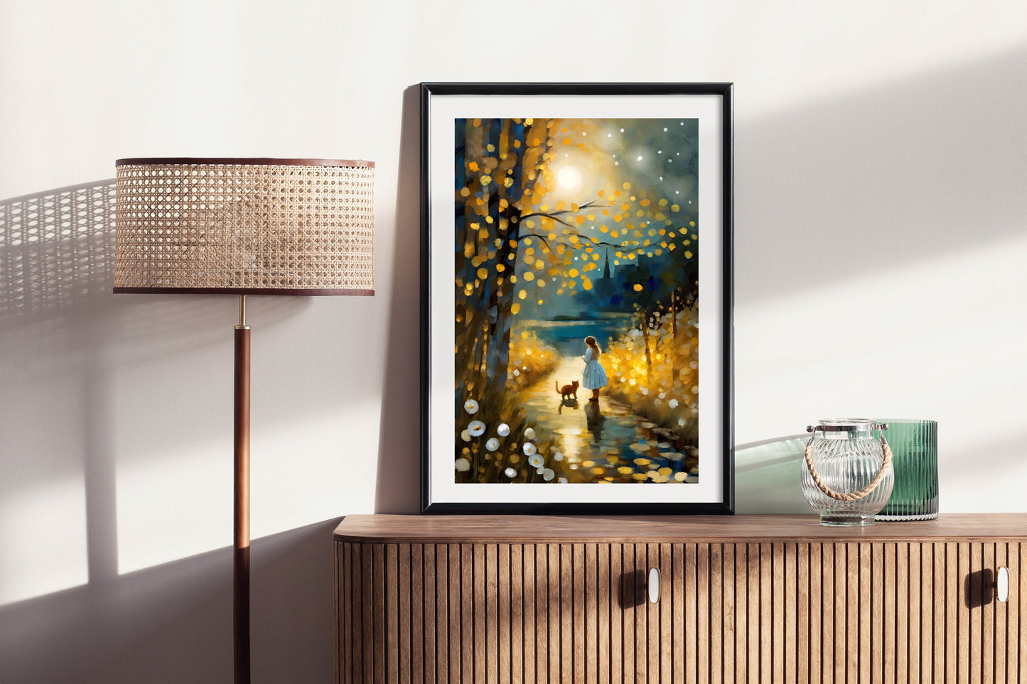 Light in the Darkness - Illustrated Print by Thomas Little