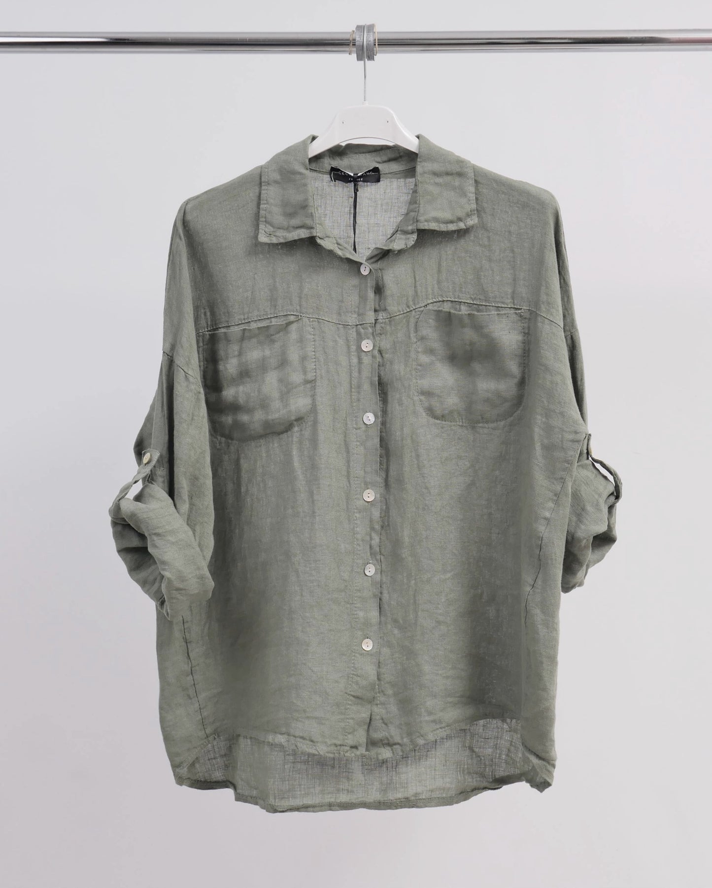 Linen Button Down Shirt - by Cecile Wang®