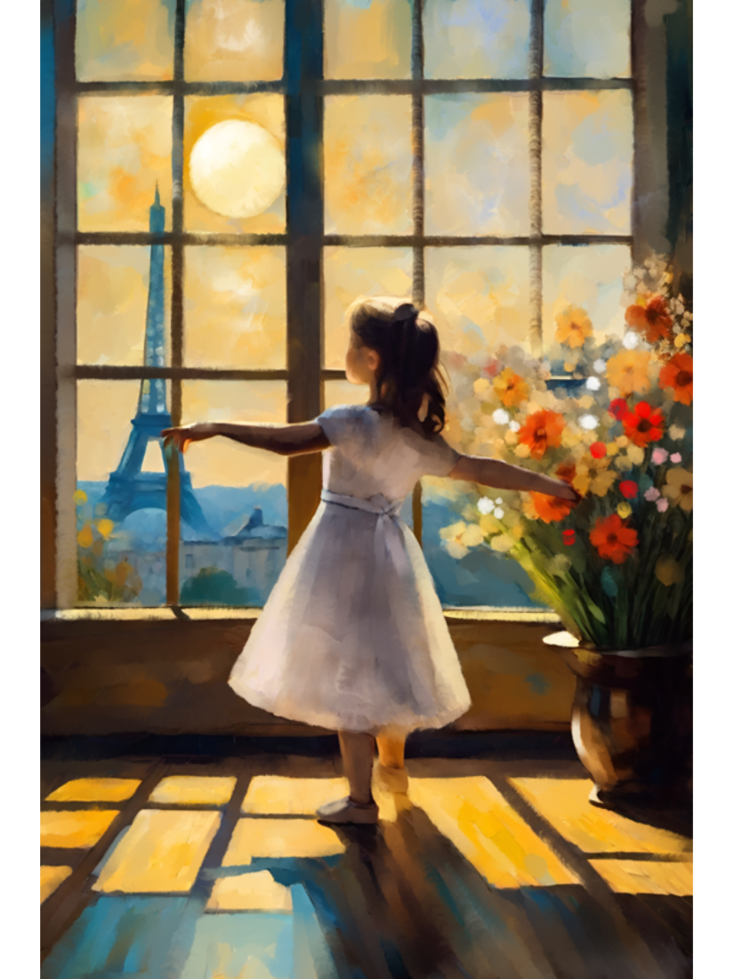 Lumière - Illustrated Print by Thomas Little