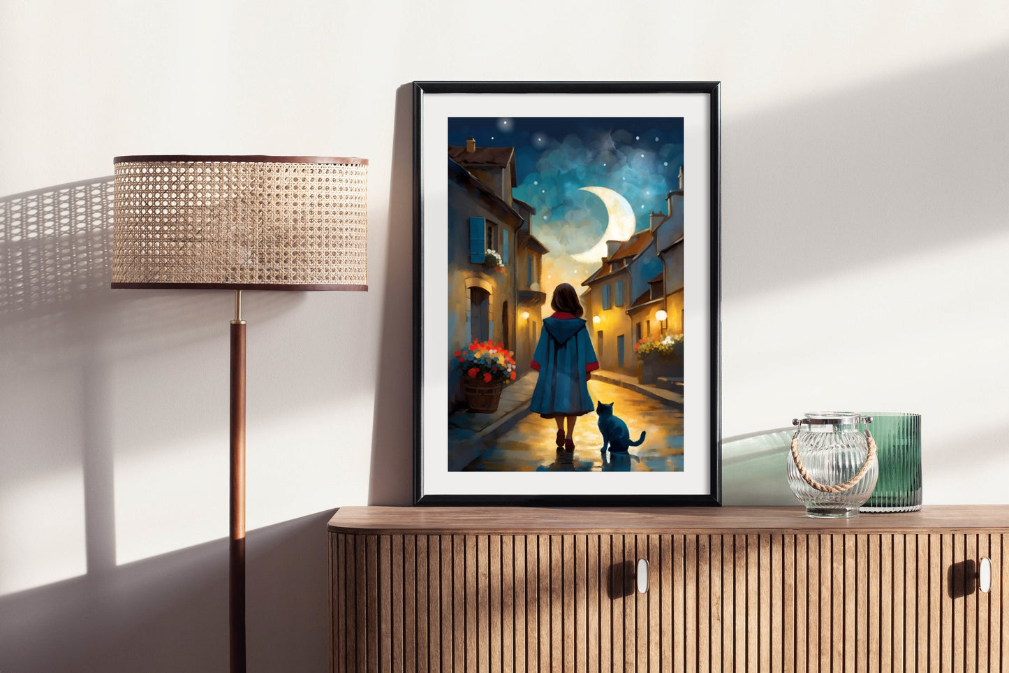 Lunar Magic - Illustrated Print by Thomas Little