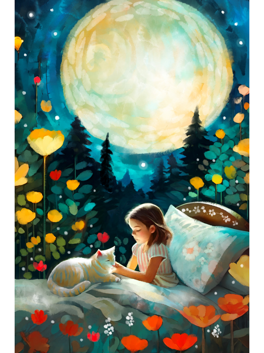 Magic All Around Us - Illustrated Print by Thomas Little