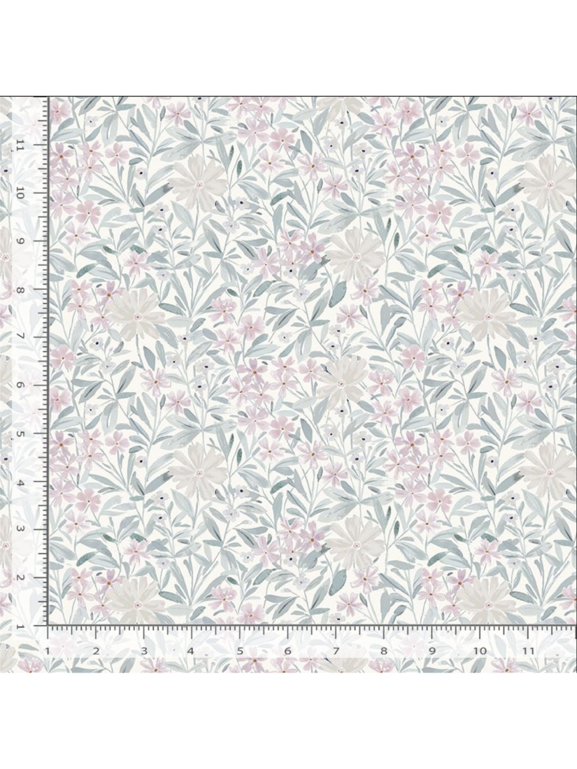 Misty Garden - Clara Jean Design DCJ3497 - Fabric By The Yard - 100% Cotton