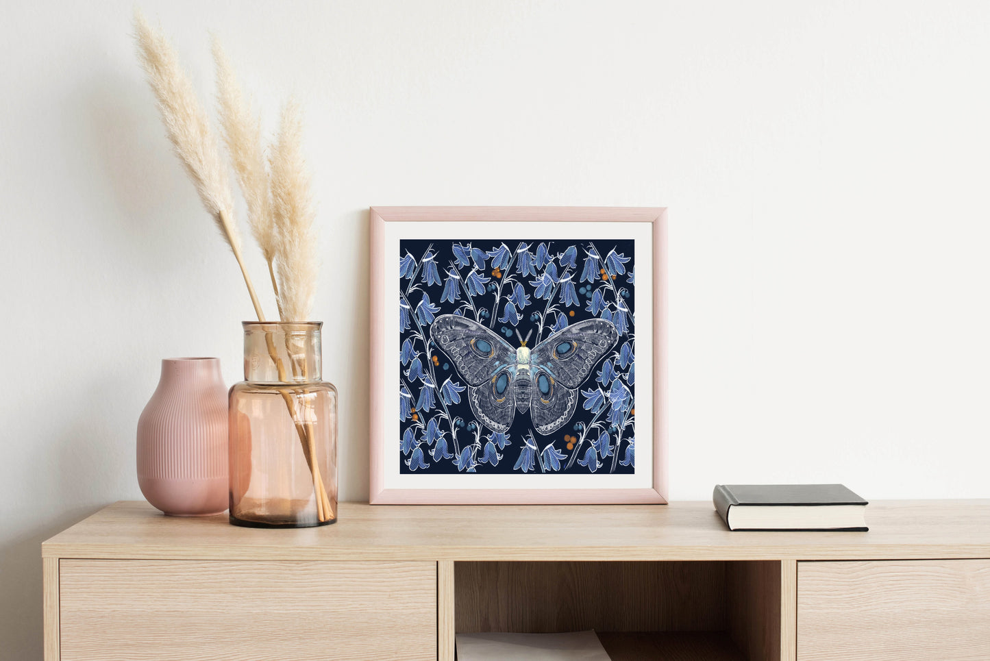 Moth Study - Illustrated Print by Thomas Little