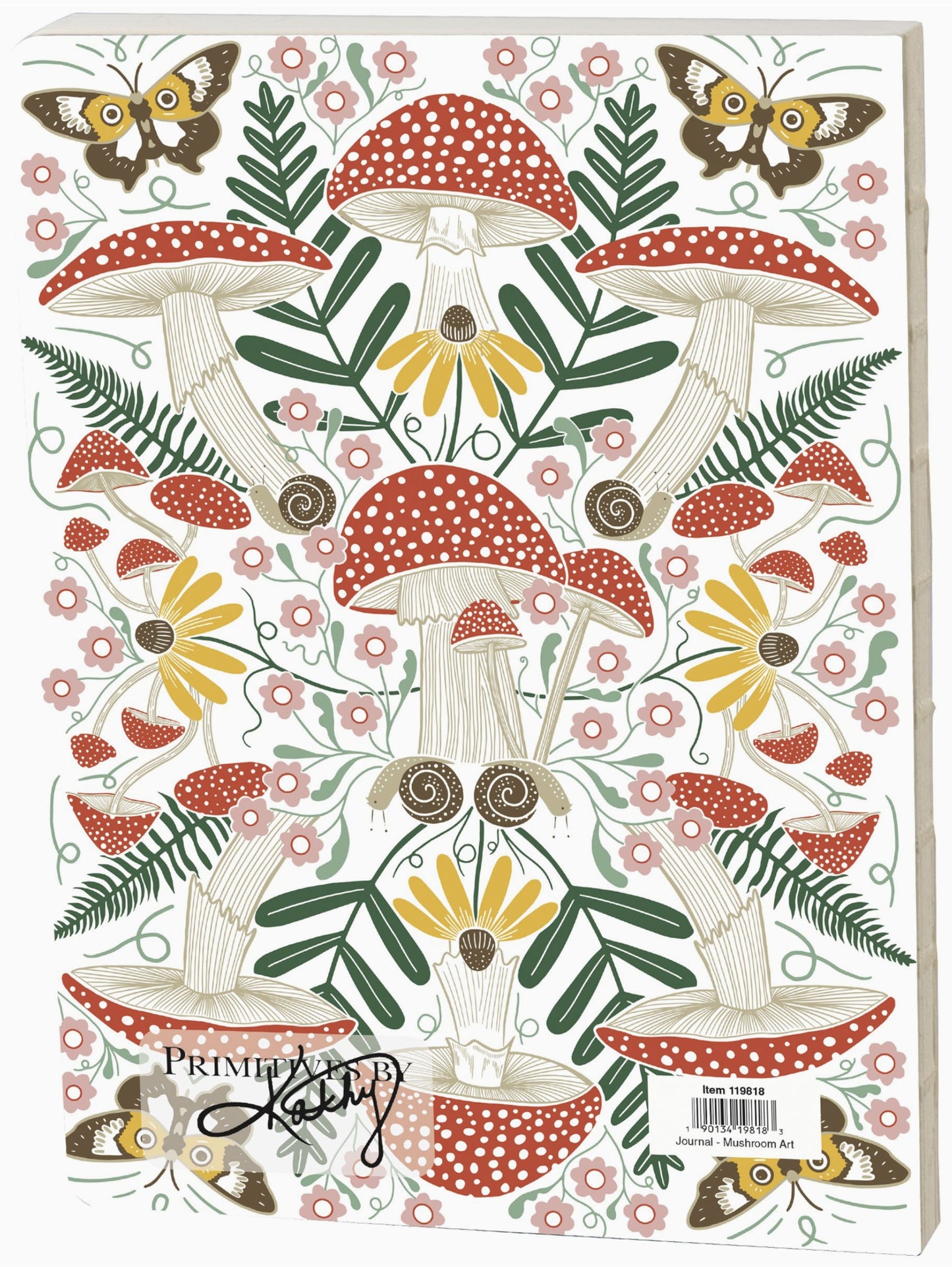 Mushroom Art Journal - by Primitives by Kathy®