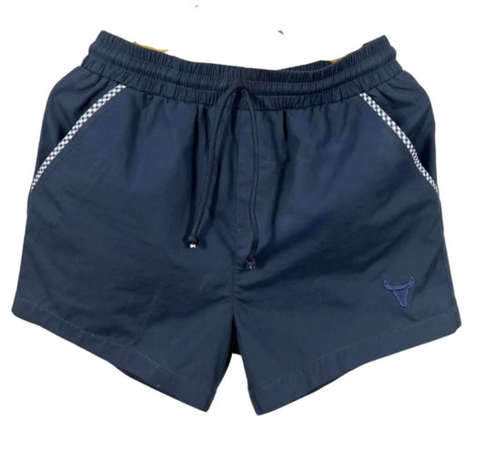 Must Have - Navy Cotton Detailed Shorts - Baby & Toddler
