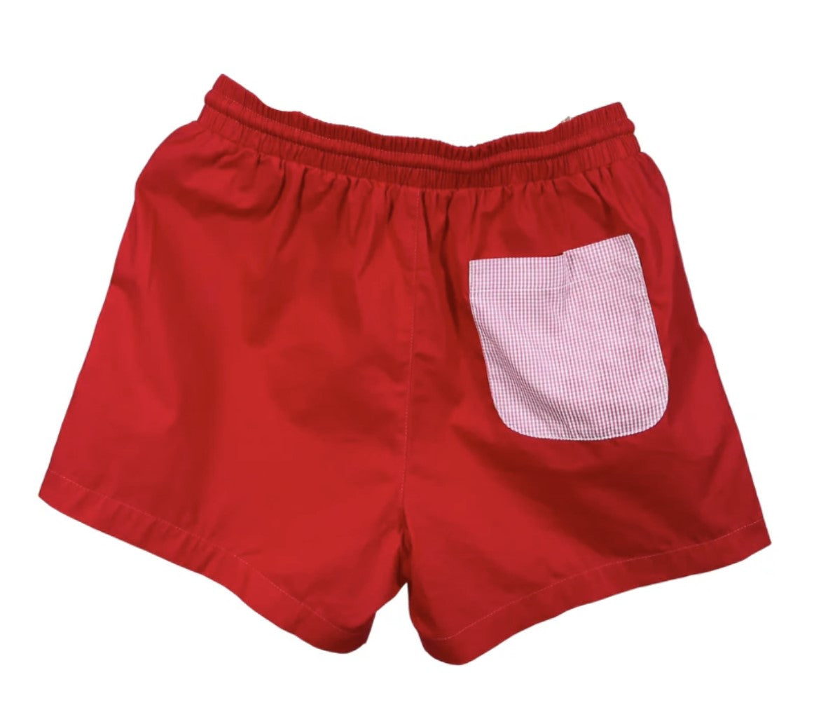 Must Have - Ruby Cotton Detailed Pink Trim Shorts - Baby & Toddler