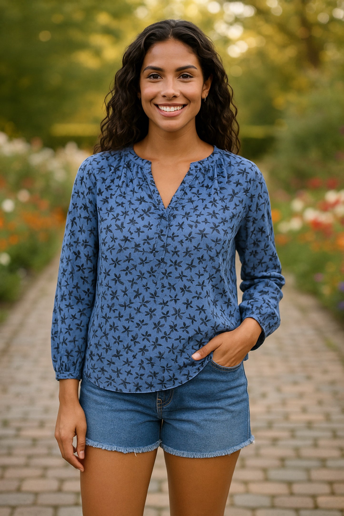 Nesta Top Blouse - by Downeast®