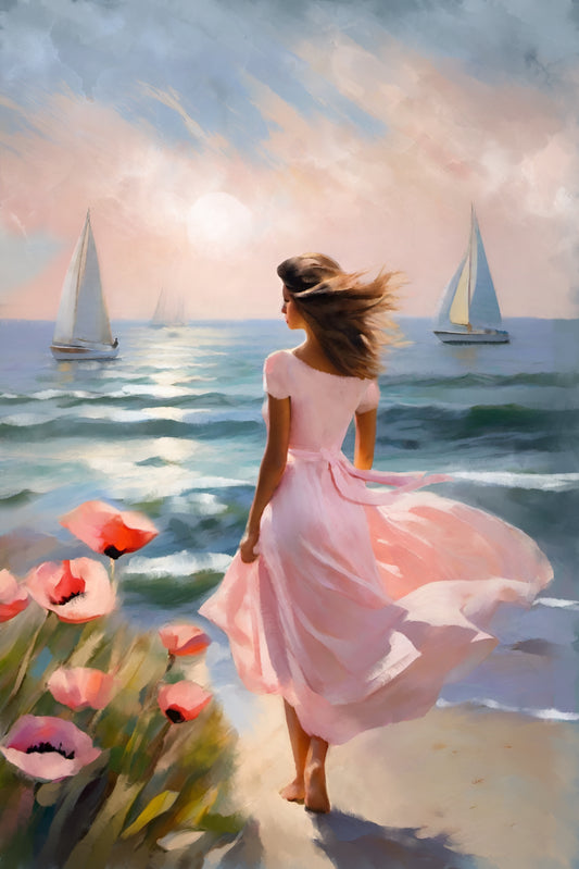 Newport Breeze II - Illustrated Print by Thomas Little