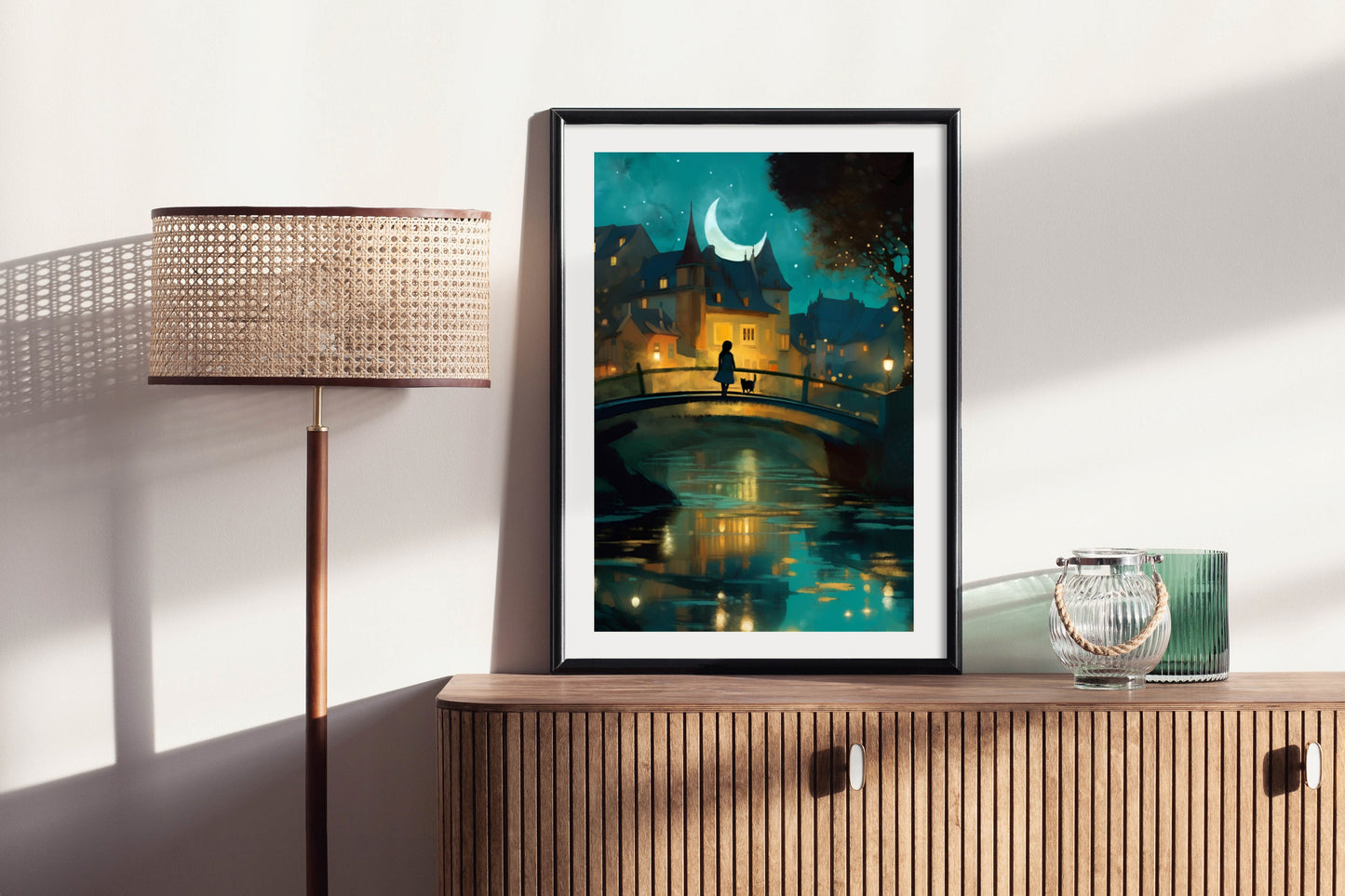 Night Magic - Illustrated Print by Thomas Little