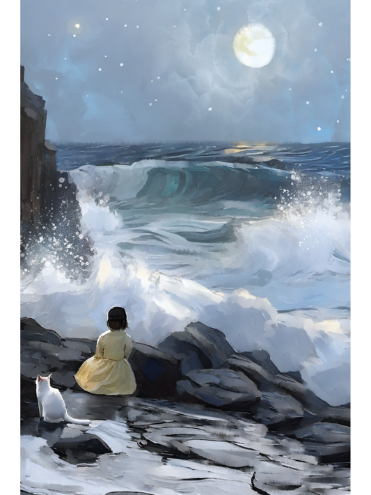 Ocean Spray - Illustrated Print by Thomas Little