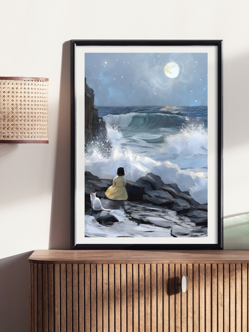 Ocean Spray - Illustrated Print by Thomas Little